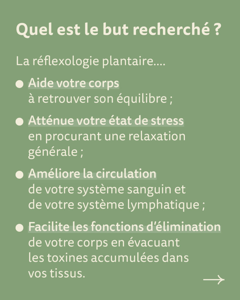 Présentation de l'entreprise de Adèle Audureau - Quel est le but de la réflexologie plantaire ?