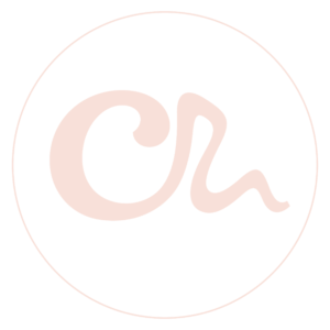 Logotype de Clara Audureau artiste en filigrane rouge
