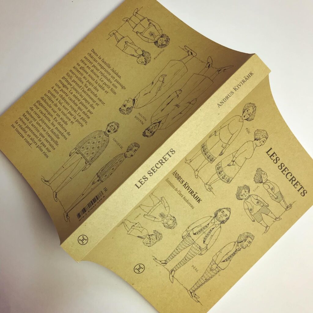 Couverture du livre Les Secrets de Andrus Kivirahk, recto-verso