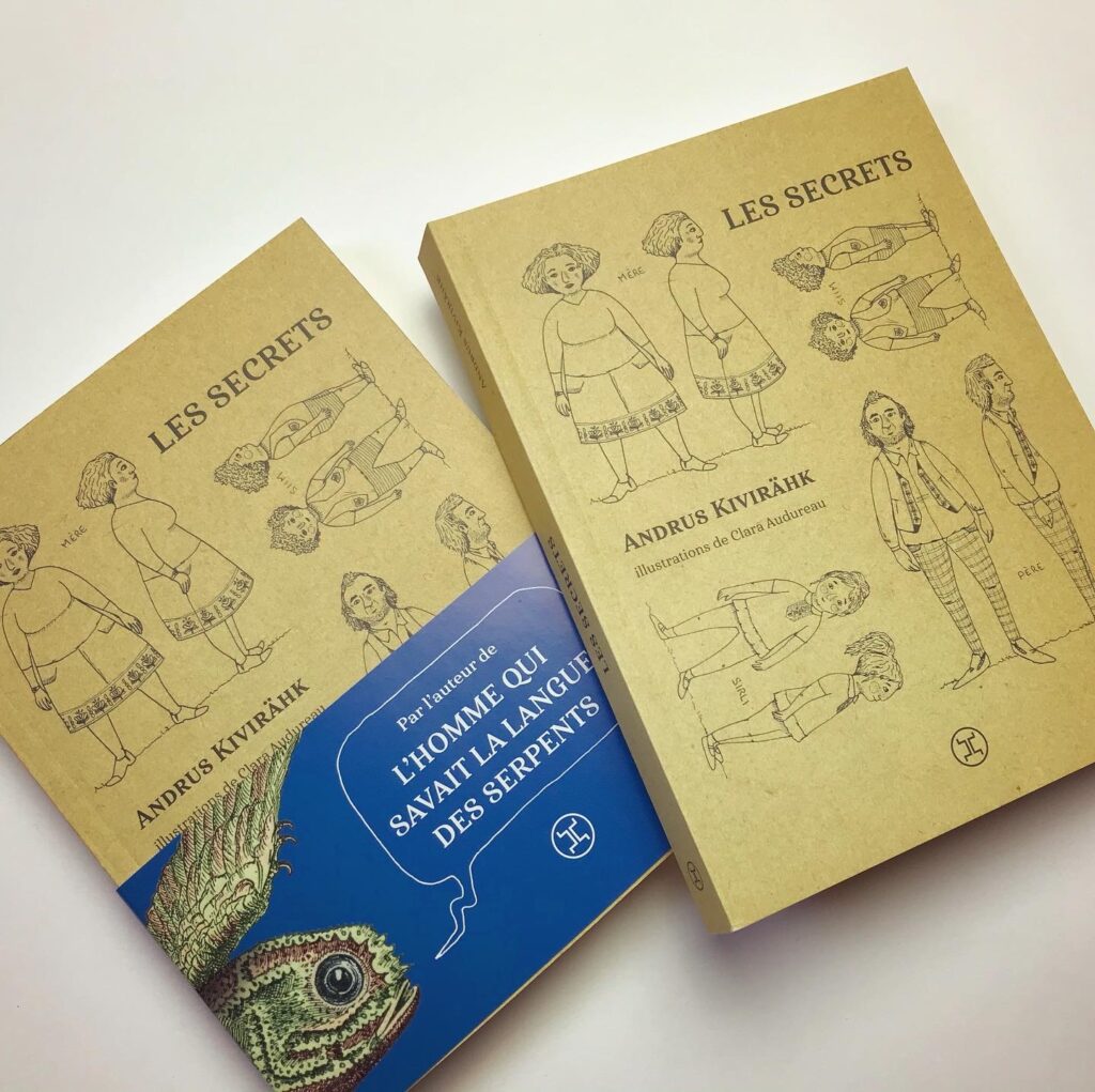 Livre Les Secrets de Andrus Kivirahk, éditions Le Tripode, 2020